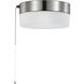 Brentwood LED 8 inch Brushed Nickel Flush Mount Ceiling Light