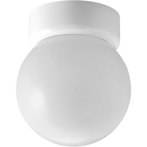 Glass Globes 1 Light 6 inch White Flush Mount Ceiling Light