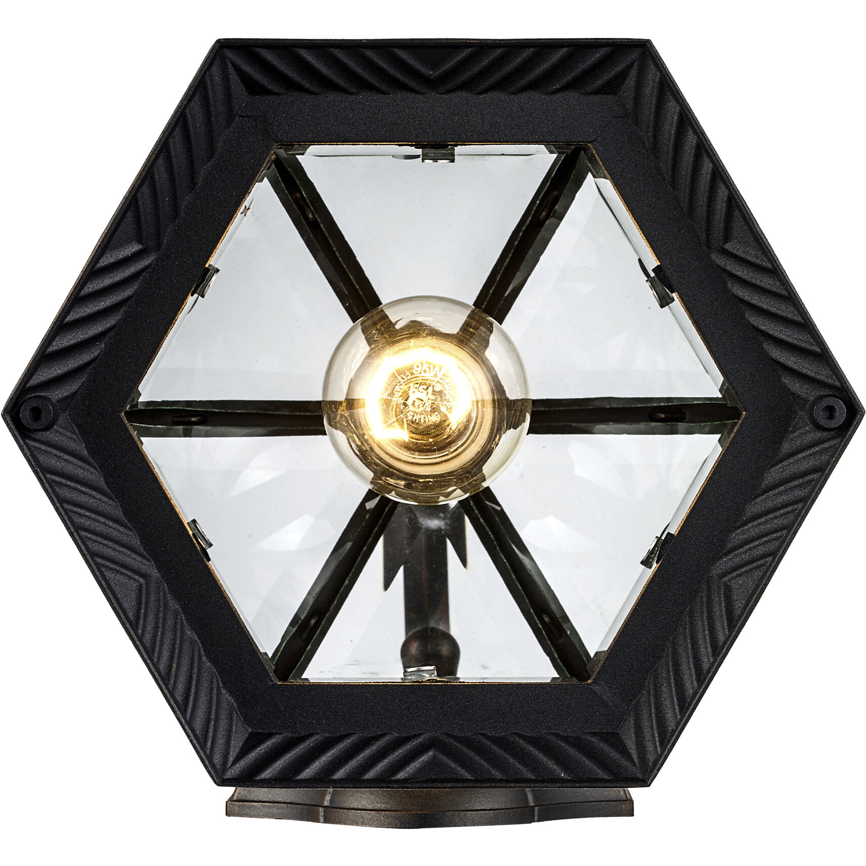 Wentworth 1 Light 16 inch Rust Outdoor Wall Lantern