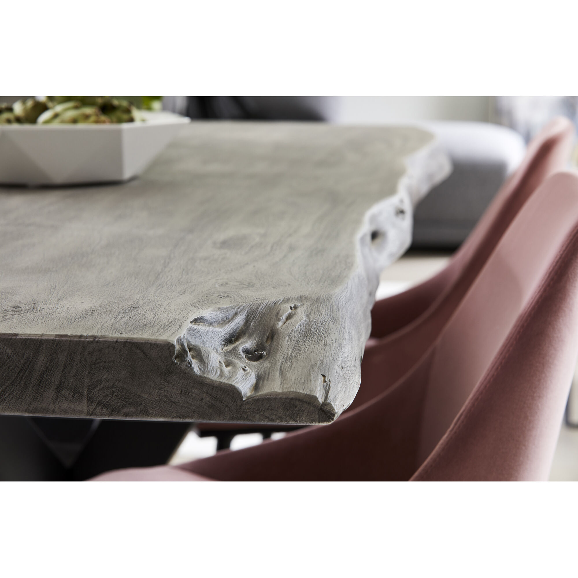 Edge 84 X 40 inch Grey Dining Table, Small