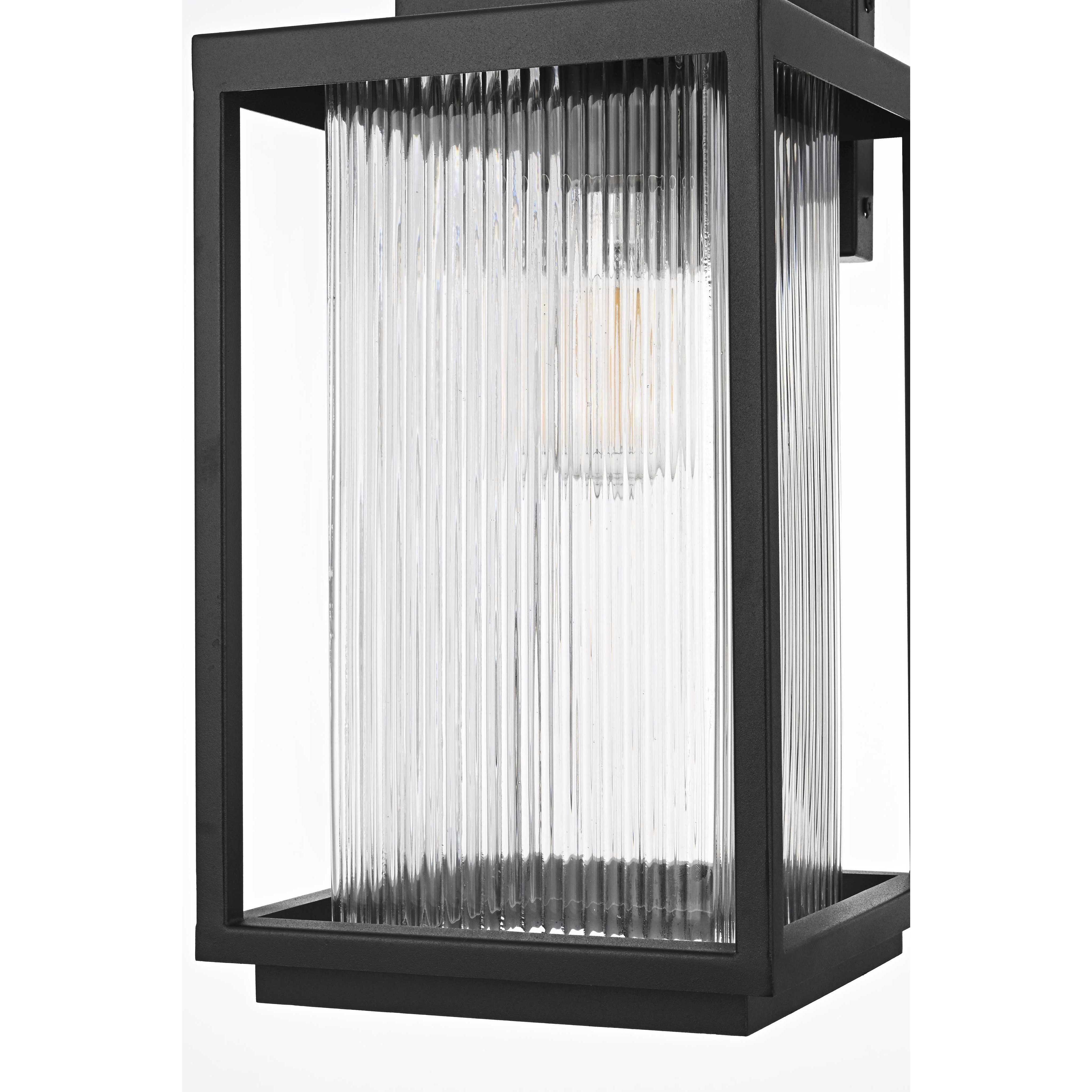 Ludlow 1 Light 15 inch Black Outdoor Wall Sconce