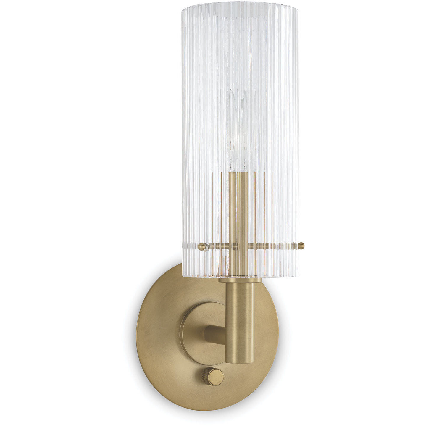 Dixie 1 Light 5.5 inch Natural Brass Wall Sconce Wall Light