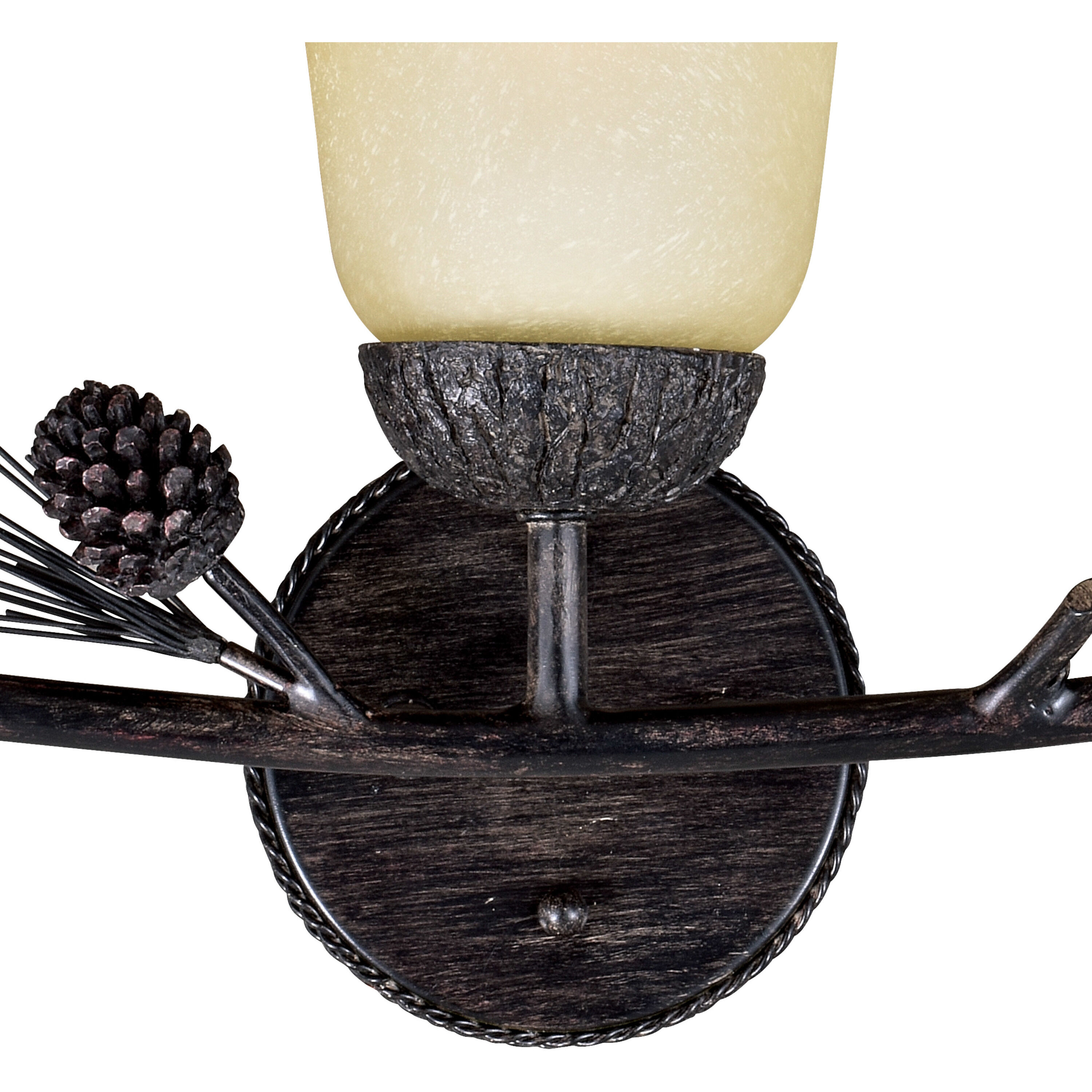 Sierra LED 24 inch Black Walnut Bathroom Light Wall Light