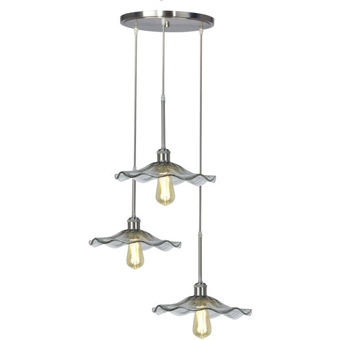 Moree 3 Light 18 inch Satin Nickel Pendant Ceiling Light