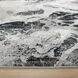 Artema 114 X 79 inch Black/White Rug in 6 x 9