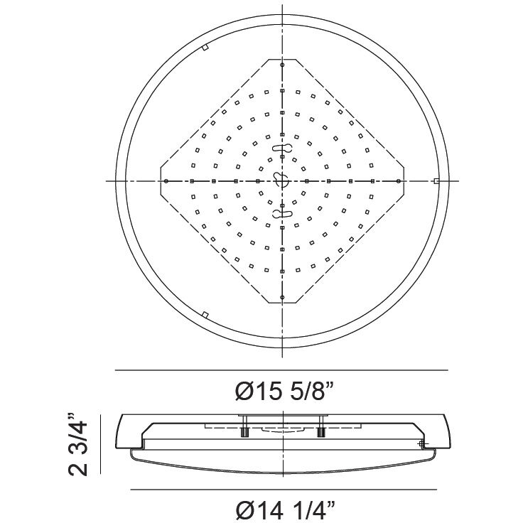 Zane LED 15.63 inch Matte Black Flush Mount Ceiling Light