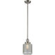 Franklin Restoration Stanton LED 6 inch Brushed Satin Nickel Mini Pendant Ceiling Light, Franklin Restoration
