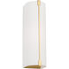 Thom Filicia Bergen 1 Light 5 inch Burnished Brass Sconce Wall Light