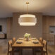 Ellen DeGeneres Belaro 6 Light 30 inch Gild Hanging Shade Ceiling Light