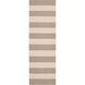 Frontier 96 X 30 inch Gray and Neutral Runner, Wool