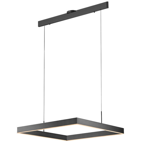 Prometheus 30 inch Satin Dark Gray Pendant Ceiling Light