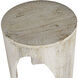 Berlof 22.5 X 18 inch White Wash End Table