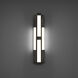 Conan LED 4 inch Basalt Stone and Black ADA Wall Sconce Wall Light