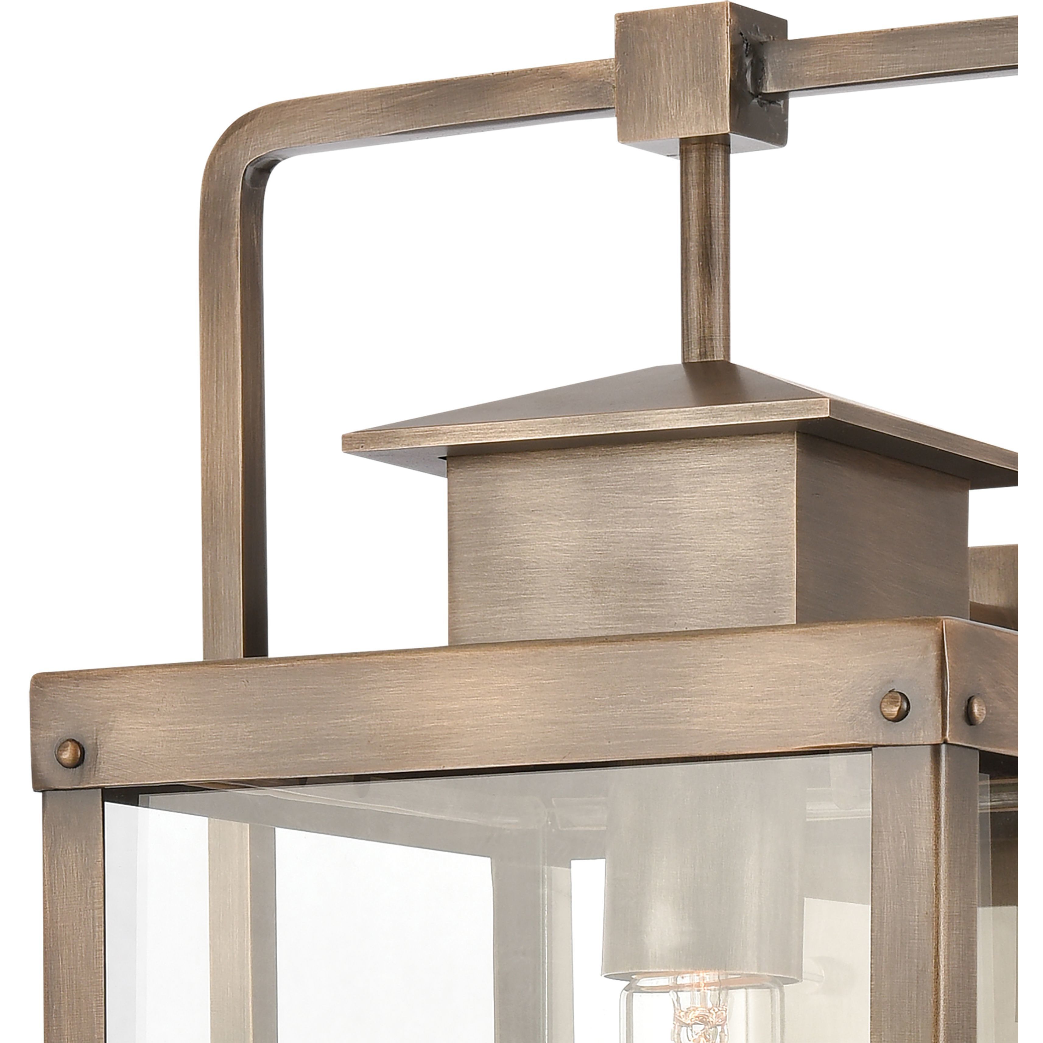 Crested Butte 1 Light 20 inch Vintage Brass Outdoor Sconce