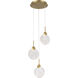 Briselle LED 10 inch Legacy Brass Pendant Ceiling Light