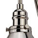 Provence 1 Light 13.4 inch Polished Nickel Wall Sconce Wall Light, Elstead