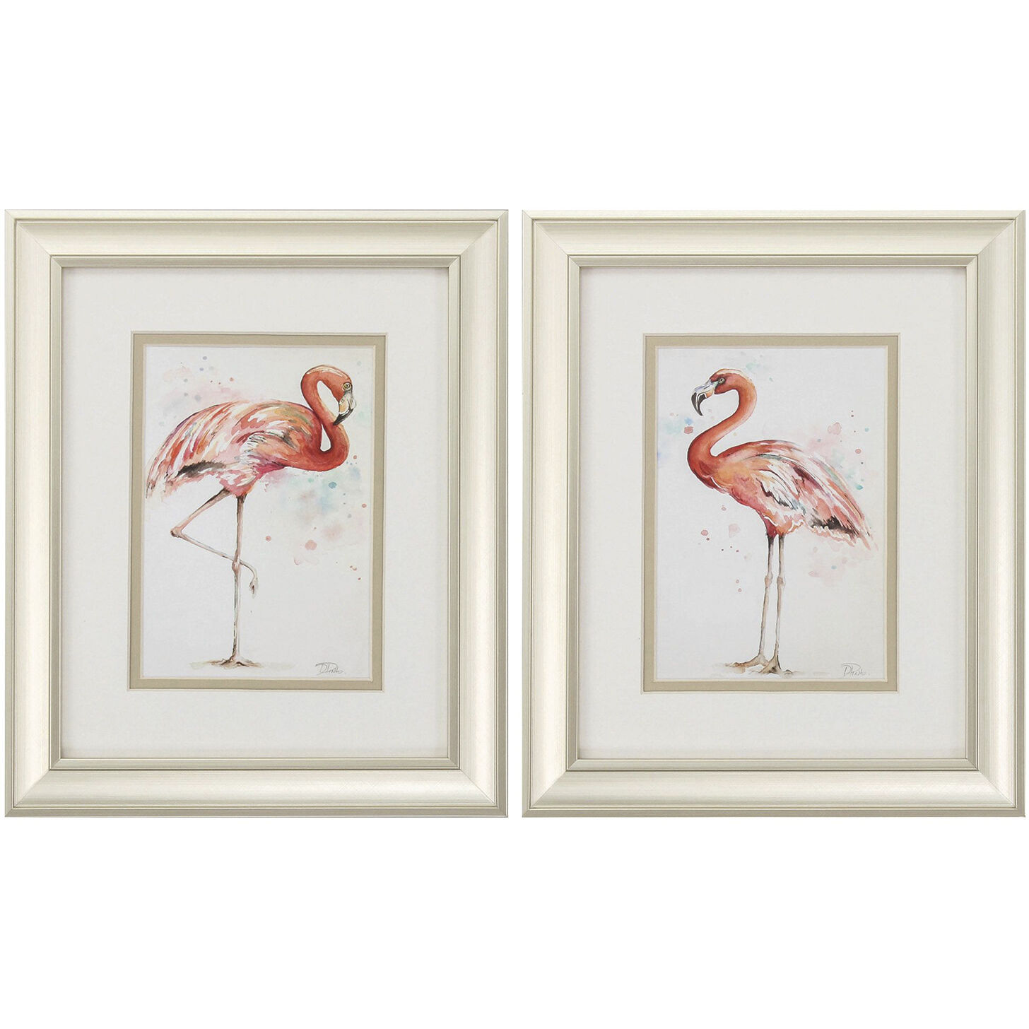 Waterside Pink Framed Art, Propac