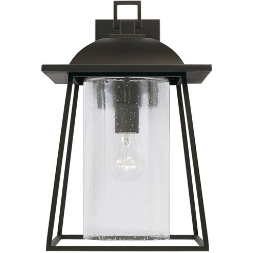 Durham Outdoor Wall Lantern in Oiled Bronze