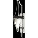 Mirage Wall Sconce Wall Light in Silver