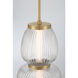 Cordel LED 9.5 inch Legacy Brass Mini Pendant Ceiling Light