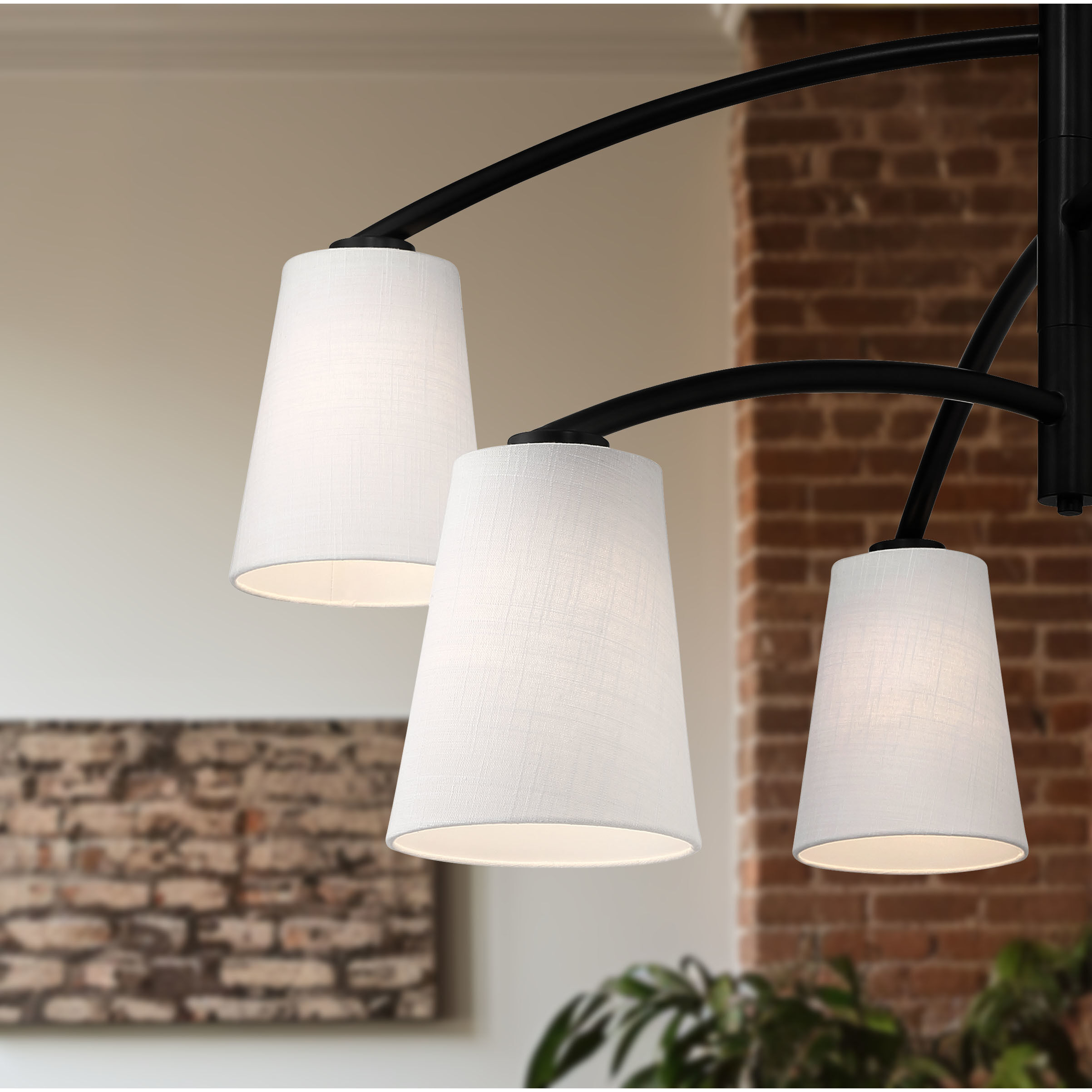 Headington 6 Light 53.75 inch Coal Chandelier Ceiling Light