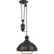 Farmhouse 1 Light 14 inch Oil Rubbed Bronze Pendant Ceiling Light