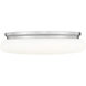 Soleil 1 Light 20 inch Brushed Nickel Flush Mount Ceiling Light