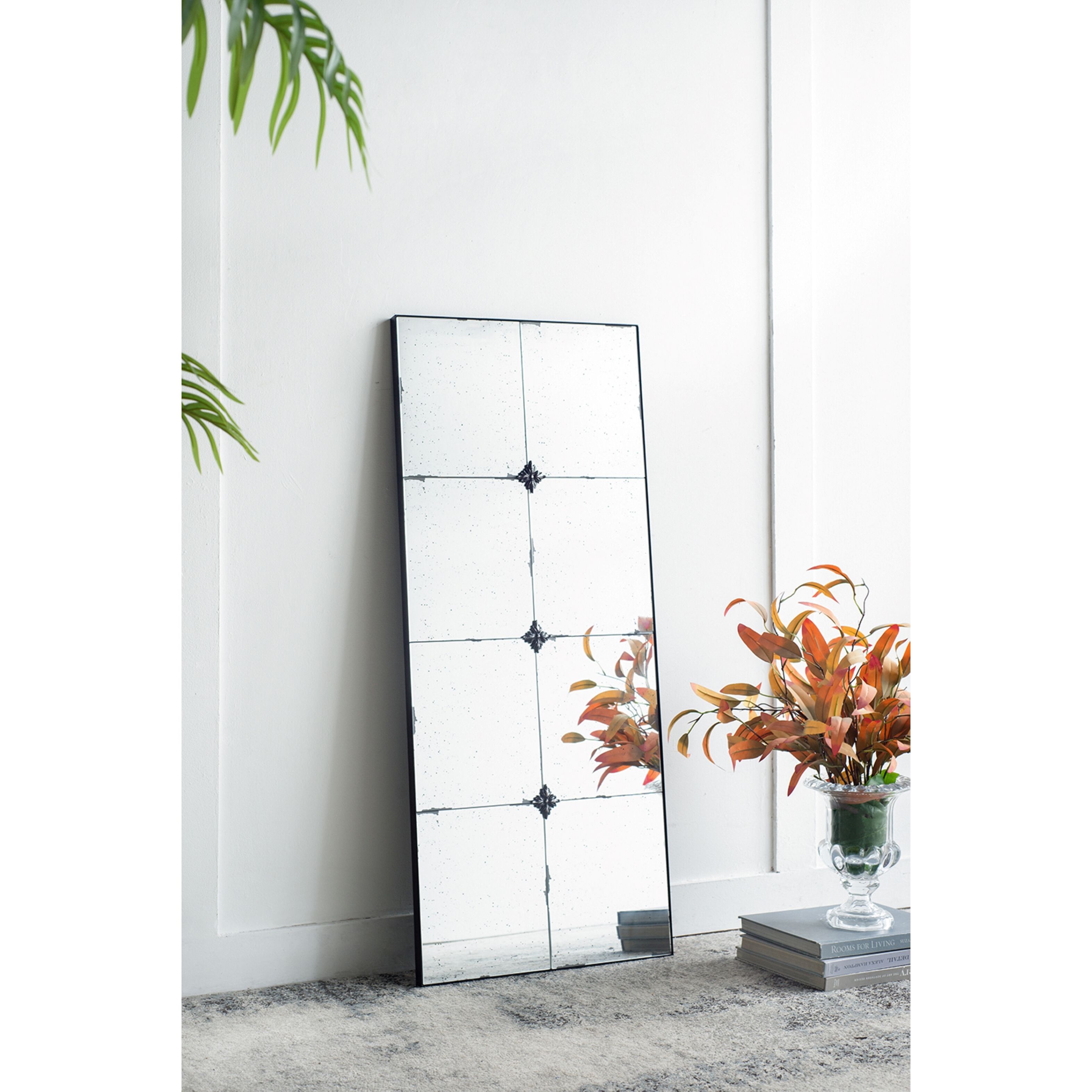 Anita 47 X 20.9 inch Black Wall Mirror