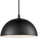 Chelsea 1 Light 12 inch Black Pendant Ceiling Light