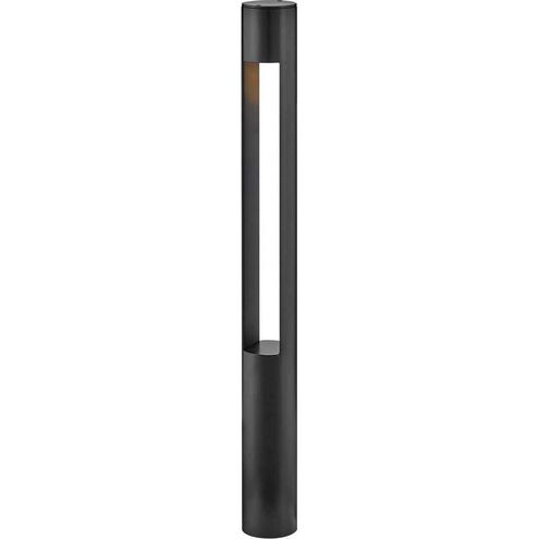 Atlantis 12v 50.00 watt Satin Black Landscape Path Bollard, Round