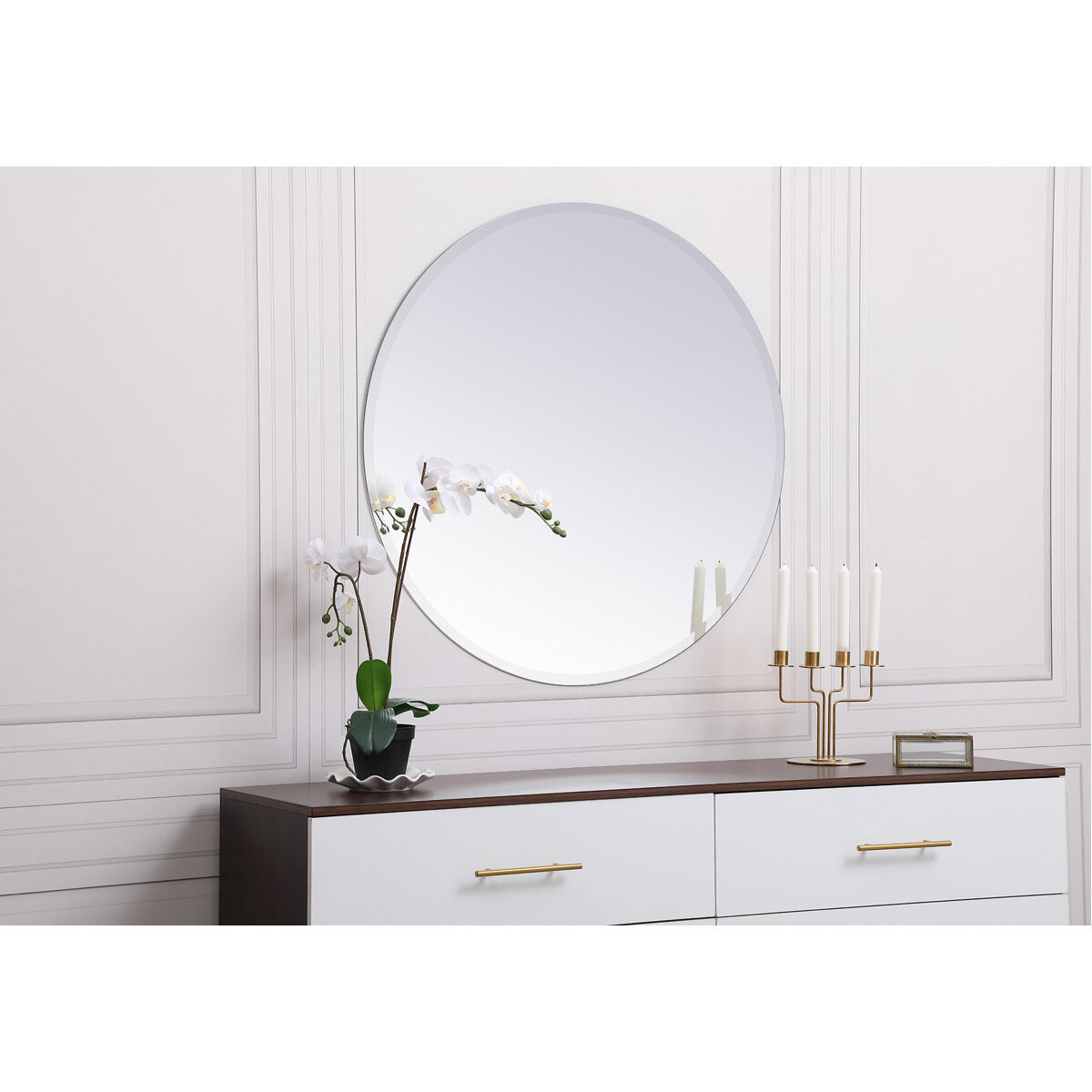 Gracin 36 X 36 inch Clear Wall Mirror