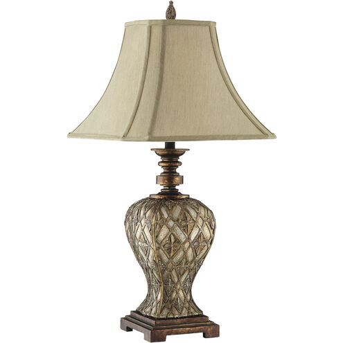 Jaela 31.25 inch 150 watt Bronze with Gold Table Lamp Portable Light