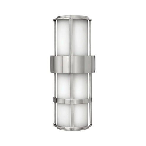 Saturn LED 21 inch Stainless Steel Outdoor Wall Lantern, Large