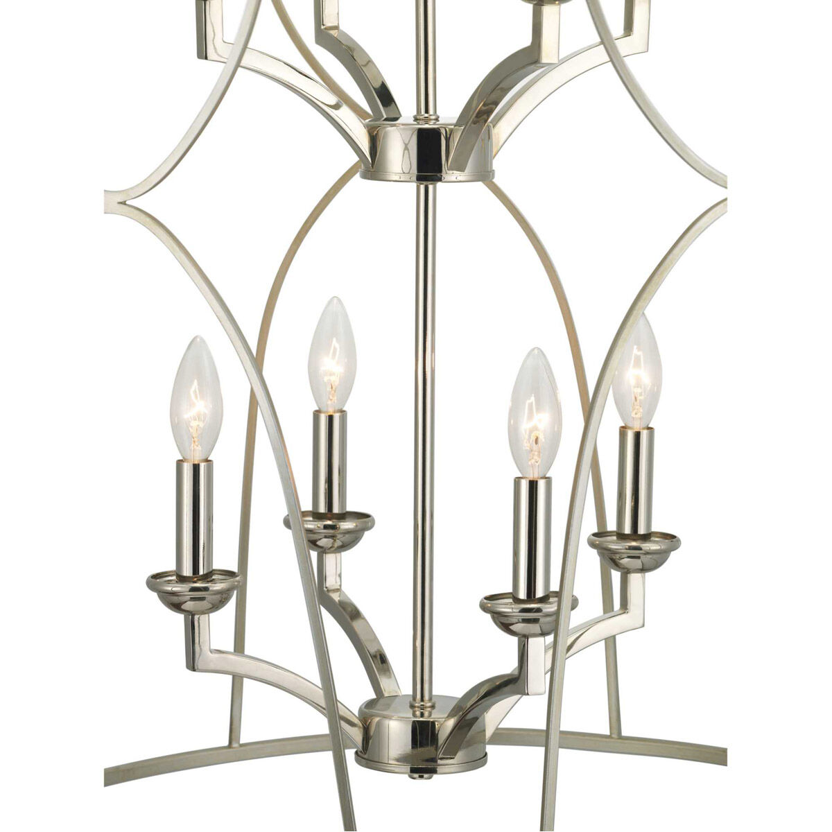 Landree 8 Light 23 inch Silver Ridge Foyer Pendant Ceiling Light