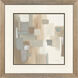 Patches I Gray and Beige and Brown and Neutral Framed Art
