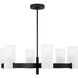 Drew & Jonathan Scott Rhode 6 Light 30 inch Midnight Black Chandelier Ceiling Light