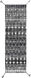 Birch 96 X 30 inch Black Rug in 2.5 x 8, Runner