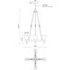 Lucian 4 Light 22 inch Polished Nickel Pendant Ceiling Light in Clear Crystal and Polished Nickel