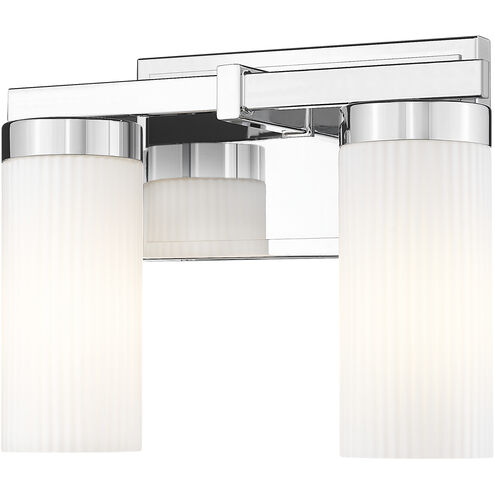 Danica 2 Light 11.75 inch Chrome Bath Vanity Light Wall Light