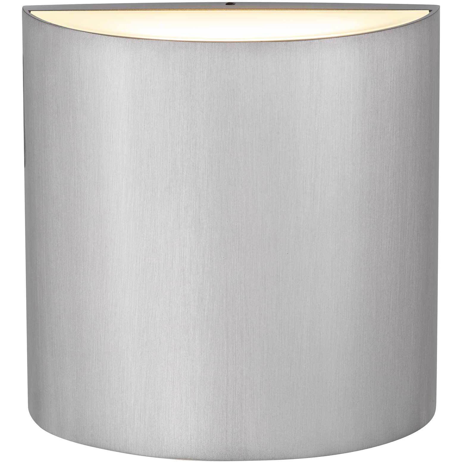 Veil LED 4.63 inch Brushed Aluminum Outdoor Wall Sconce