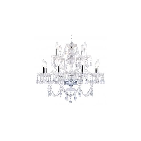 Canada 12 Light 29 inch Chrome Chandelier Ceiling Light