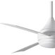 Atlas Donaire 52 inch Gloss White Outdoor Ceiling Fan, Coastal Wet Rated
