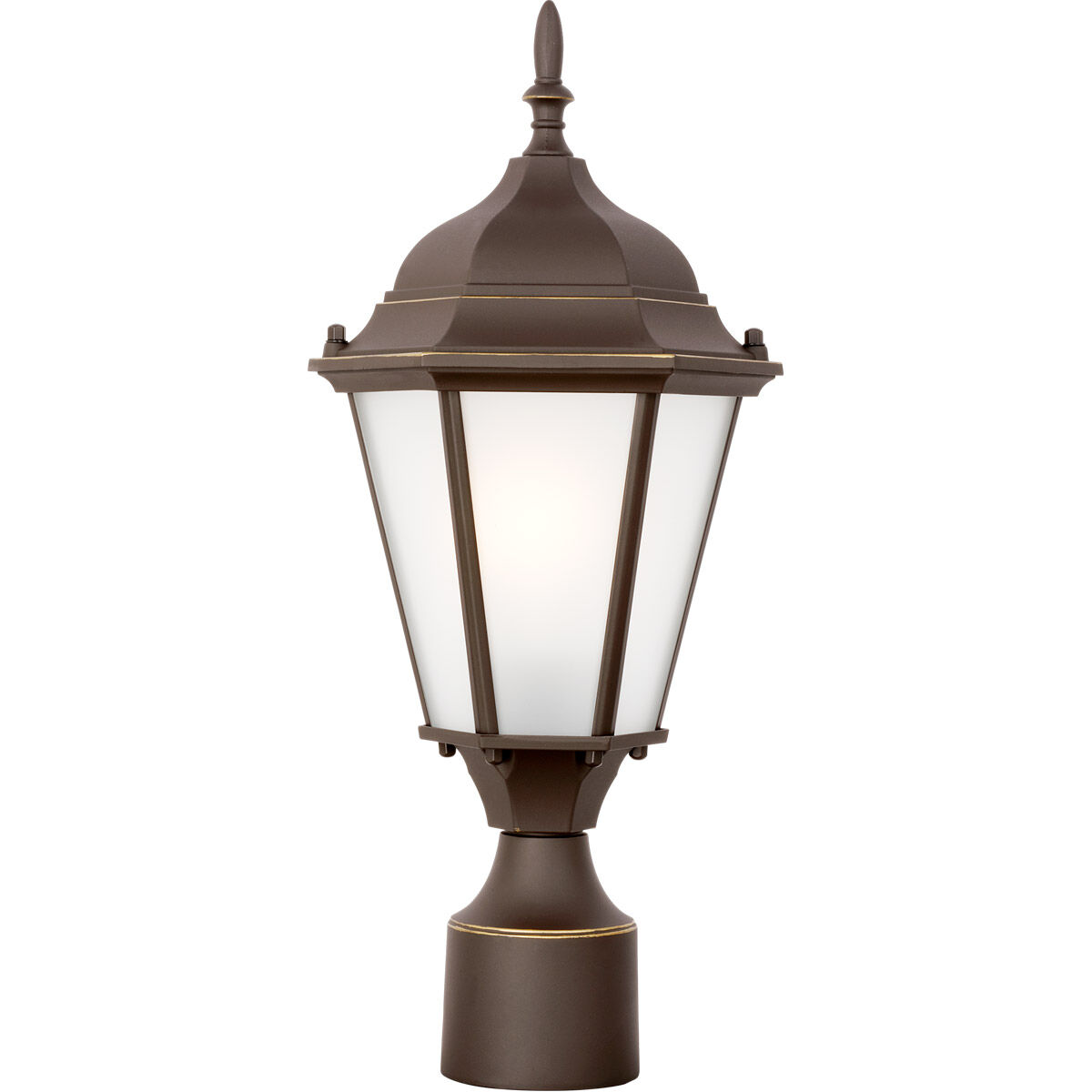 Bakersville 1 Light 17.88 inch Antique Bronze Outdoor Post Lantern