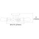 Nebraska LED 18 inch Espresso Semi-Flush Mount Ceiling Light