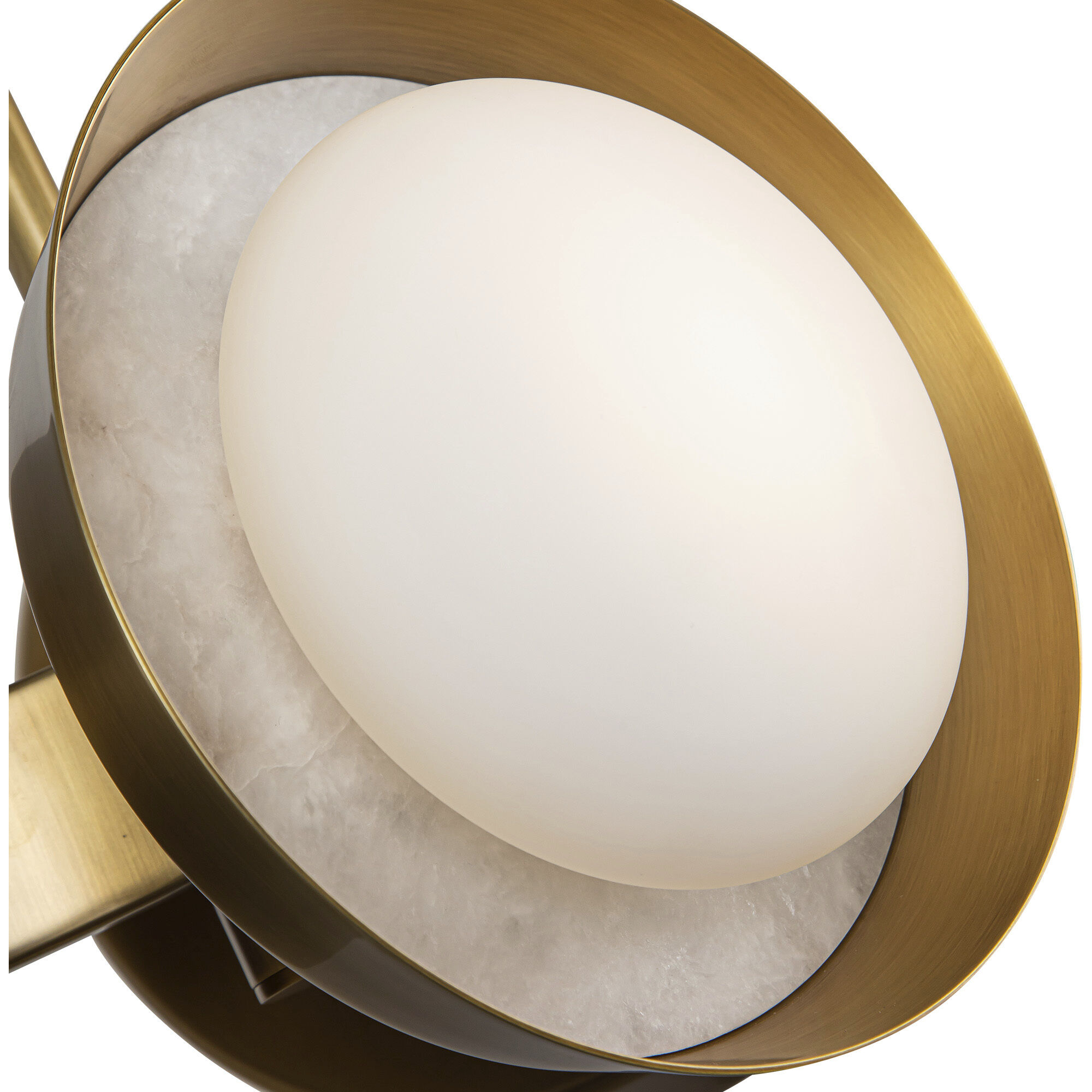 Alonso Pendant Ceiling Light in Vintage Brass