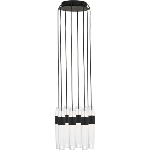 Sean Lavin Lassell 8 Light 10.3 inch Nightshade Black Chandelier Ceiling Light