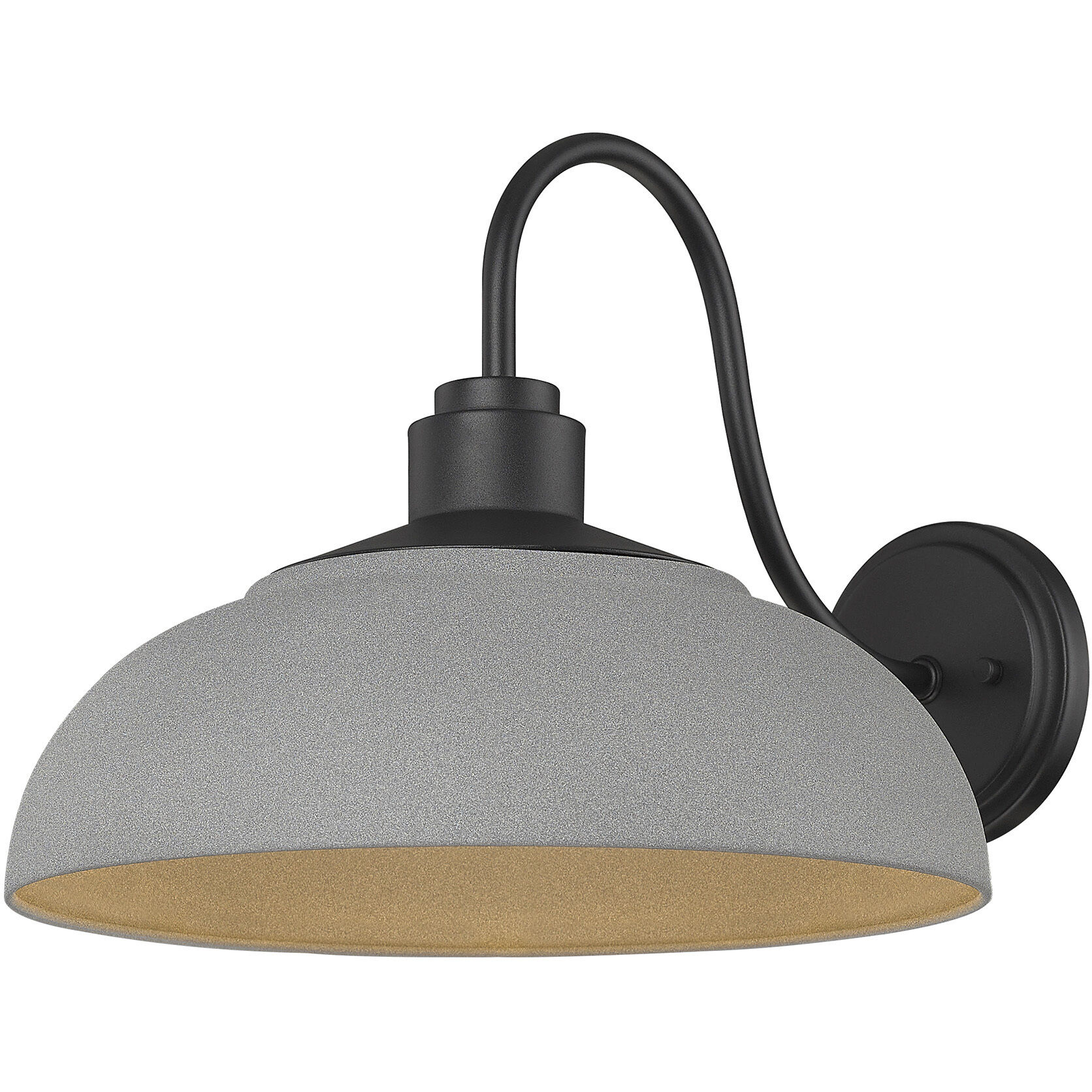 Yep Levitt 1 Light 17.88 inch Natural Black Outdoor Wall in Natural Gray