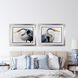 Waterside Collection Blue Framed Art