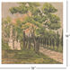 Tree on Linen Green and Brown and Yellow Wall Sculpture, The Studio