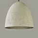 Crete LED 15.25 inch Polished Chrome Single Pendant Ceiling Light